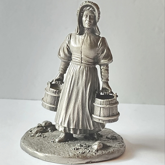 Franklin Mint Accents Franklin Mint Vintage The Homesteader Pewter